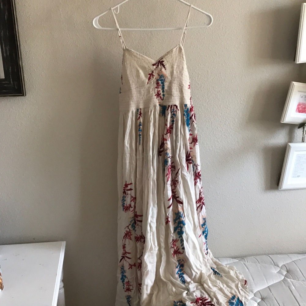 Free people long floral dress!